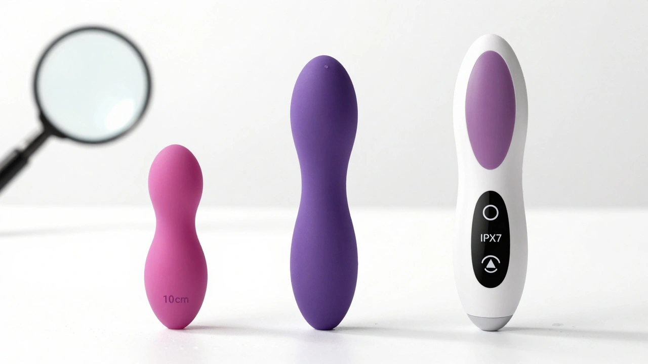 Tři typy masážérů prostaty: začátečnický, střední a pokročilý model.