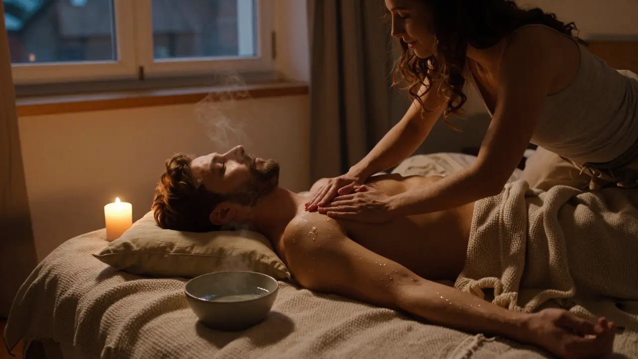 Lingam masáž doma: Jak ji dát partnerovi krok za krokem