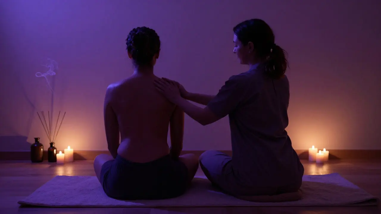 Klidná atmosféra spa zdůrazňující relaxaci a rovnováhu